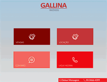 Tablet Screenshot of gallinaimoveis.com.br